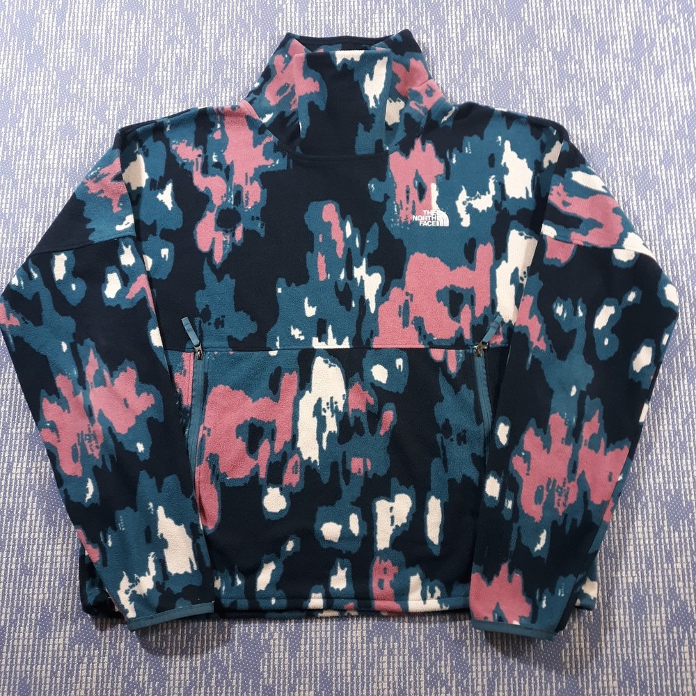 The North Face Sweater Fleece Pullover Womens Medium Multicolor Outdoor Hiking